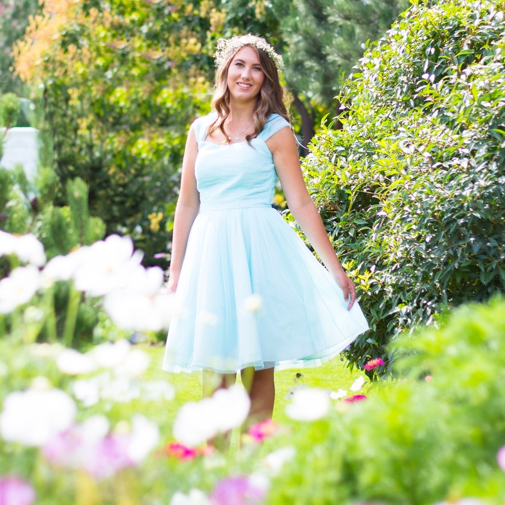 Blue Tulle Dress